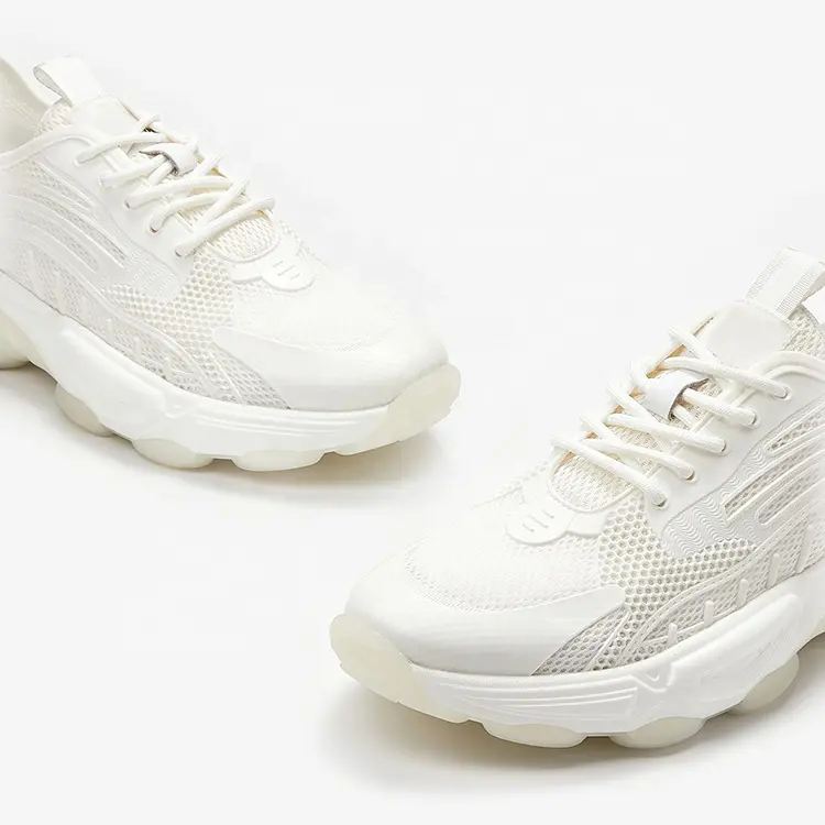 Summer EVA Male MD Rubber Beige OEM  ODM Service JIAN ER Outdoor Fashion Mesh Breathable Sneakers Sport Shoes China for Men