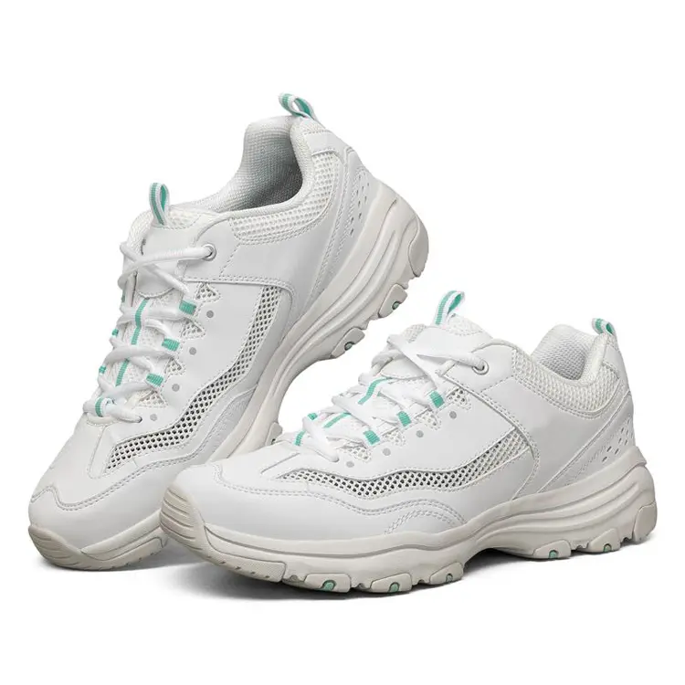 China Supplier Adults Footwear Outdoor Men Walking Sport Shoes Mesh Breathable Summer Sneakers Woman