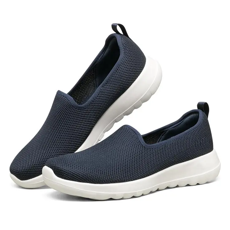 Spring Summer Cheap Custom Breathable Comfy Flat Lightweight Loafer Casual Shoes For Women