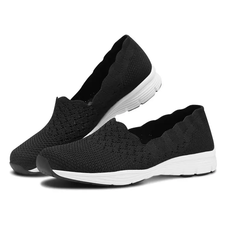2021 New Arrivals Summer Breathable Women Quality Wholesale Slip-On Loafers Lady Comfort Flat Casual Shoes